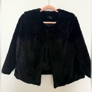 Fox Fur Black Jacket Size M